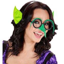 Cudzie uši na zelenej čelenke